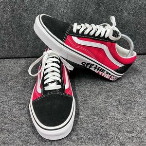 VANS OLD SKOOL OTW SIDEWALL Black/Red Women’s Size 10